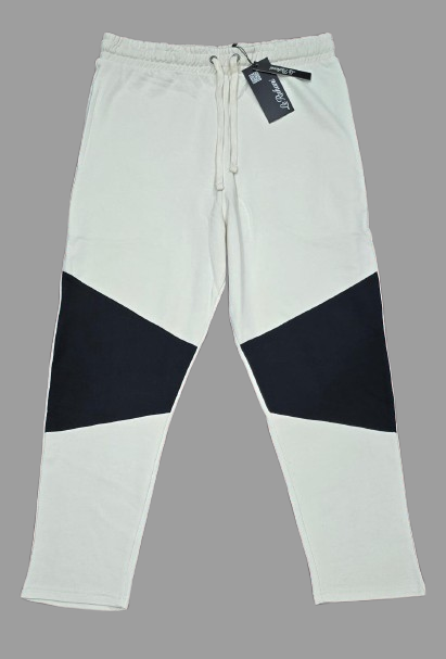 Wholesale Men's Premium French Terry Trousers (Premium+) | Bulk Order Joggers with Contrast Knee Panel