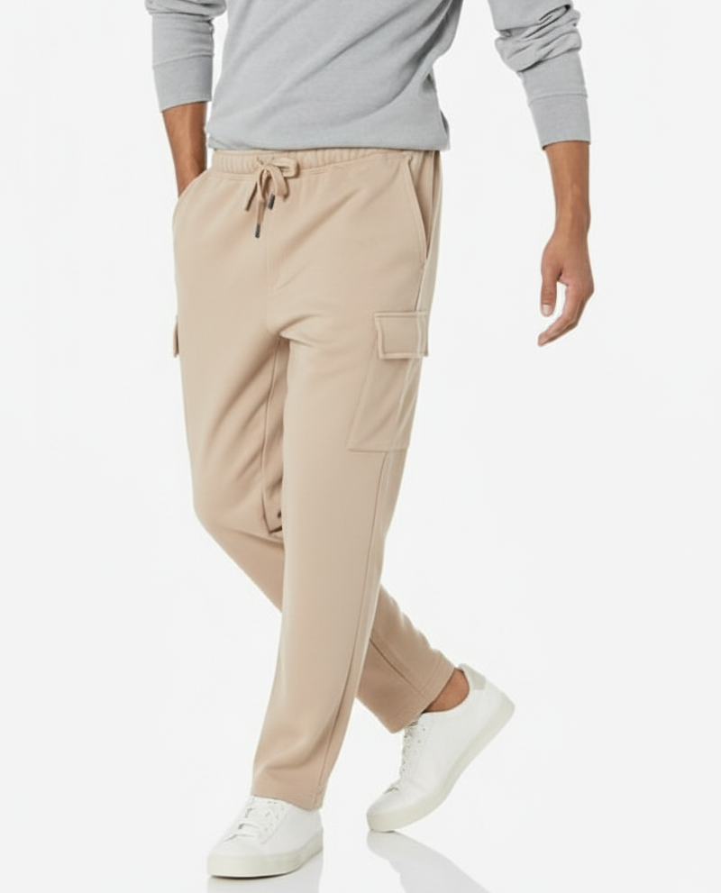 Wholesale Men's Cargo Joggers (Premium+) | Bulk Order Premium Terry Tapered Trousers with Tactical Pockets